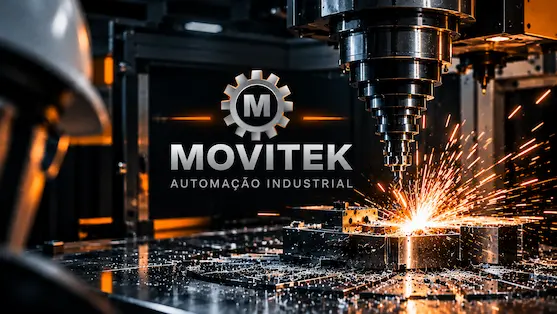 Profissional da MOVITEK em ambiente industrial