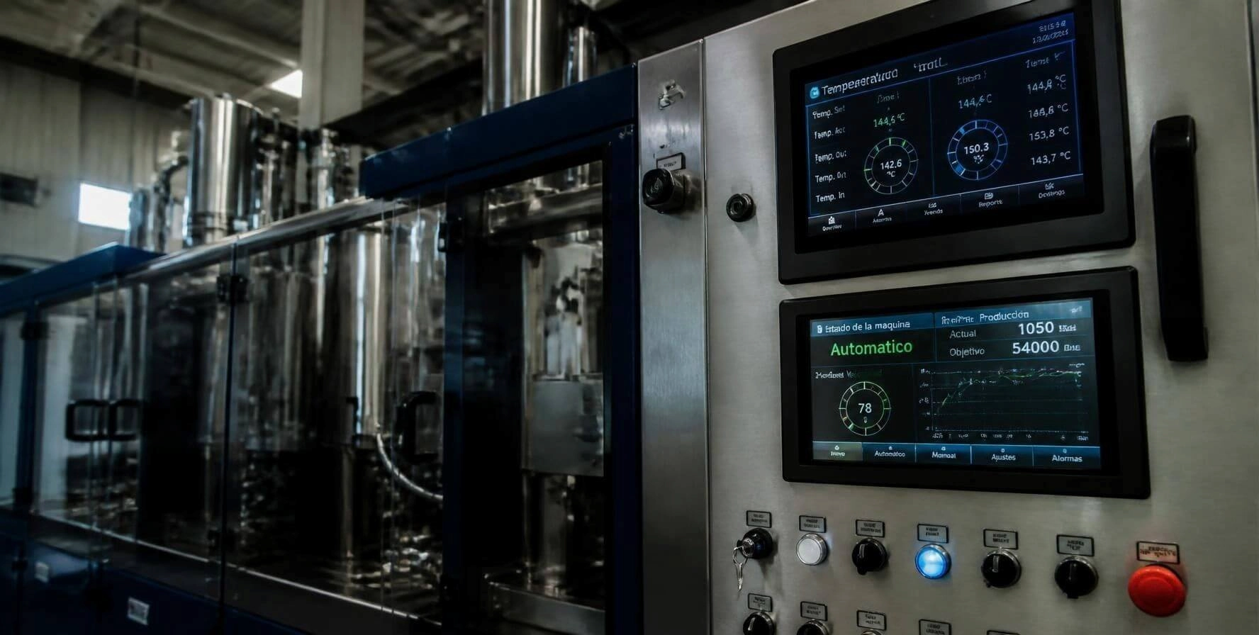 painel producao industrial indicador oee linha producao
